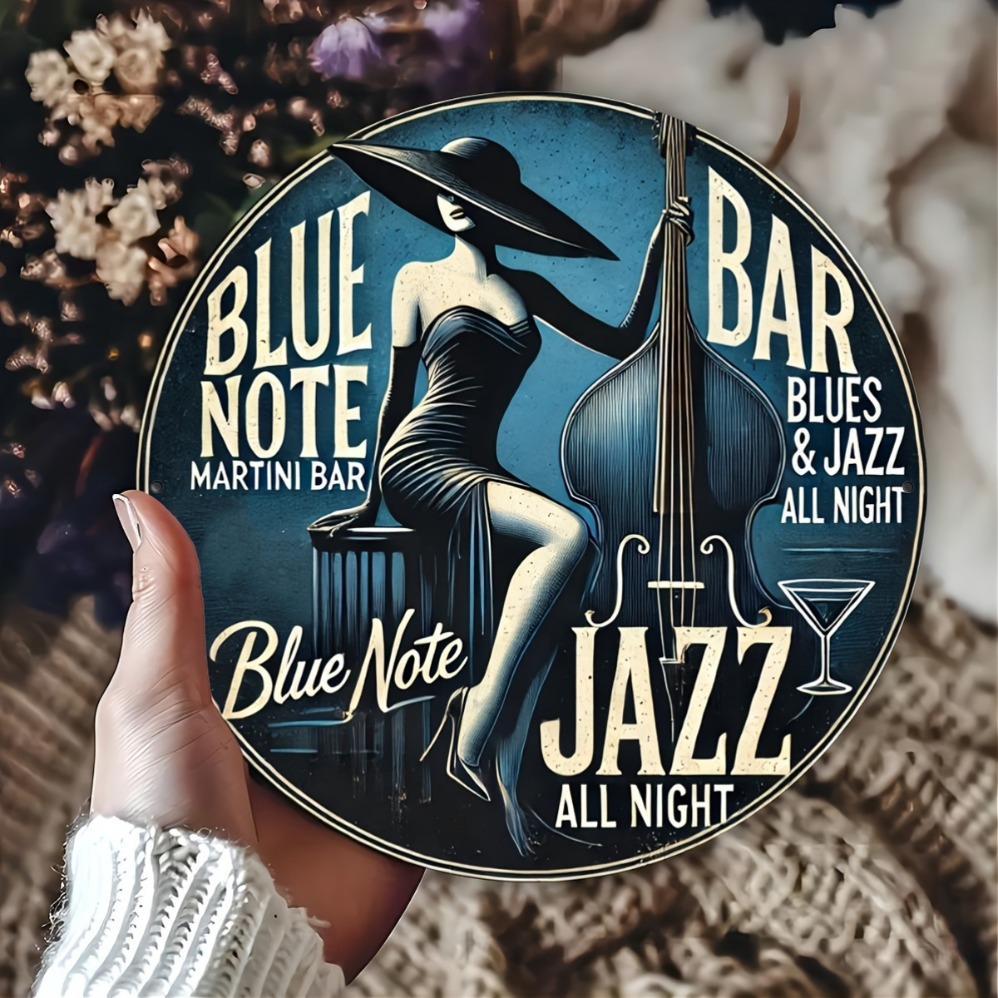 Blue Note Jazz Martini Bar Vin - Vintage Collectible Plates ulasan dan harga