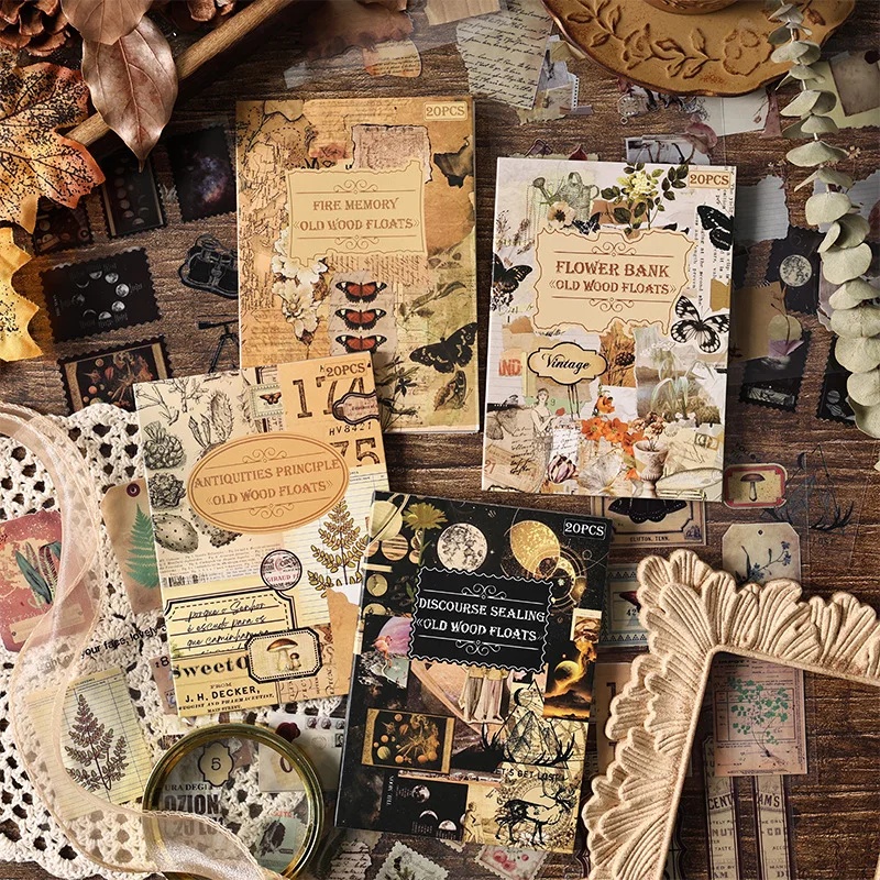 20 Sheets Vintage Die Cut Stic - Vintage Collectible Books ulasan dan harga