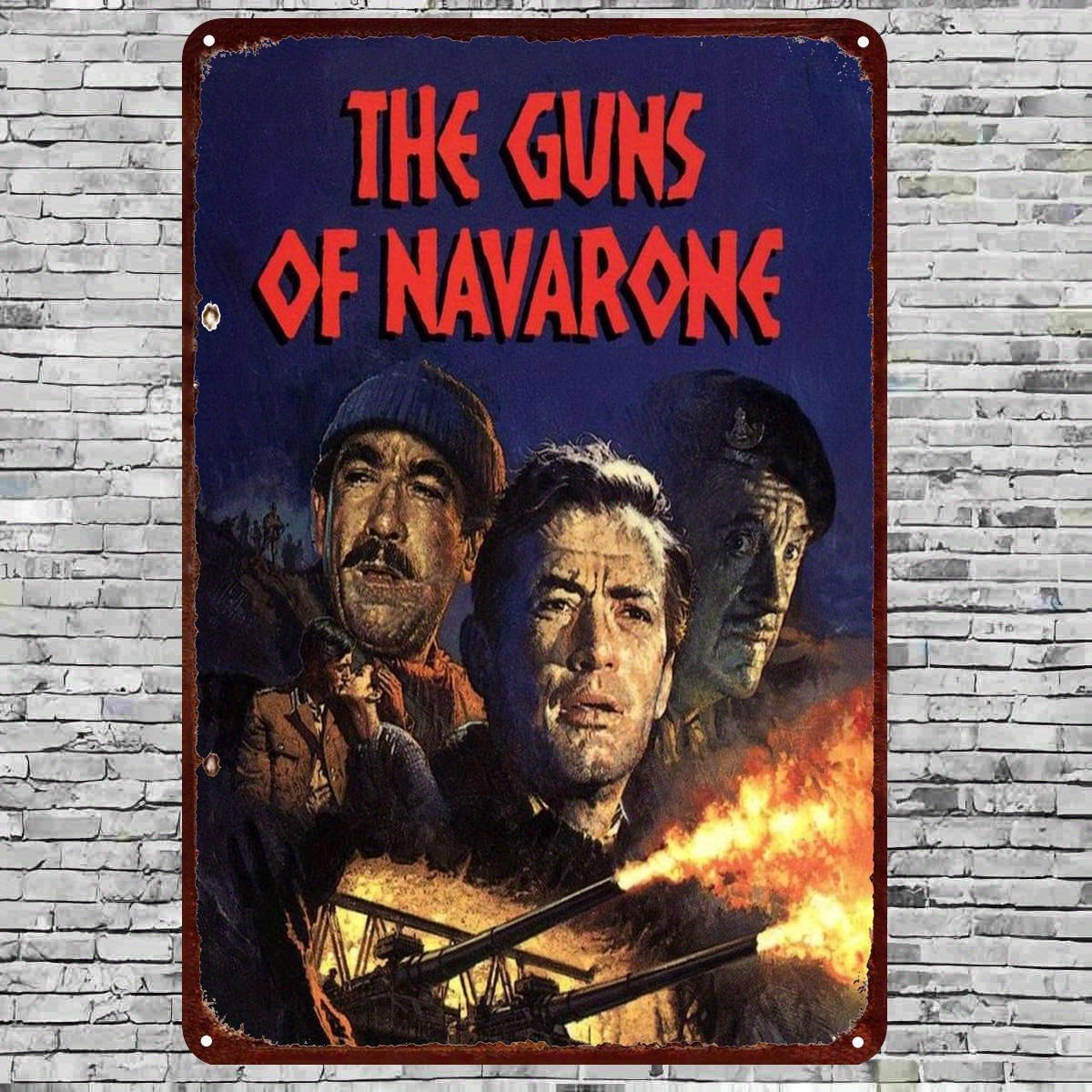 Vintage 'The Guns of Navarone' - Vintage Collectible Posters ulasan dan harga