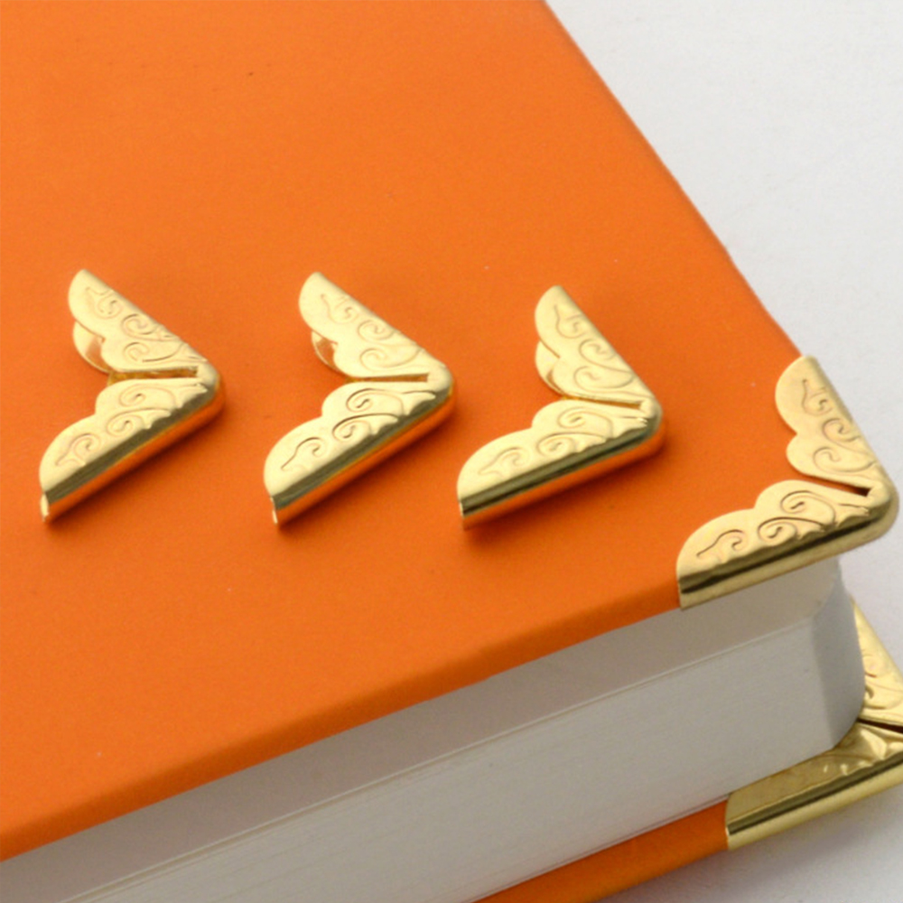 50Pcs Metal Book Corner Protec - Vintage Collectible Books ulasan dan harga