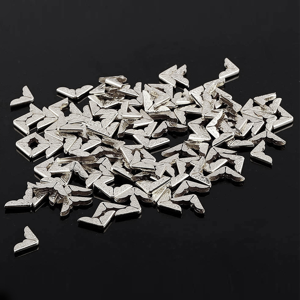 50Pcs Metal Book Corner Protec - Vintage Collectible Books ulasan dan harga
