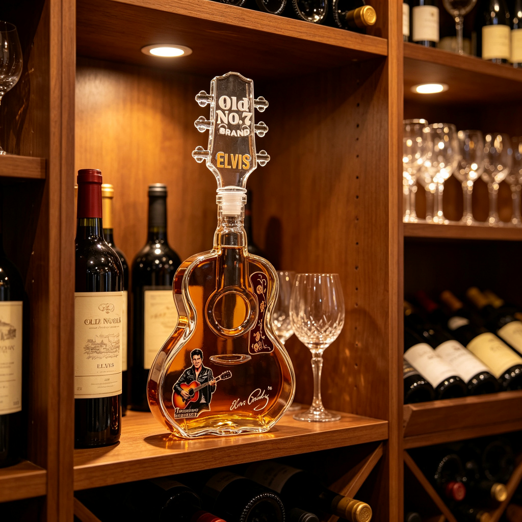 Elvis Guitar Whiskey Decanter  - Vintage Collectible Bottles ulasan dan harga