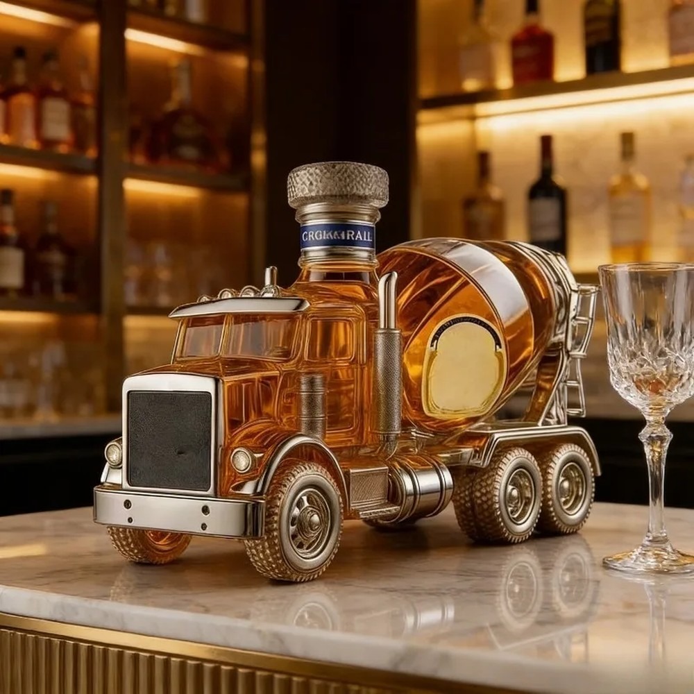 Vintage Truck Glass Whiskey De - Vintage Collectible Liquor Bottles ulasan dan harga